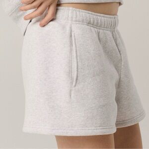 OFFLINE by Aerie Sweat Shorts Women's XXS Gray Elastic Waist Drawstring Pockets